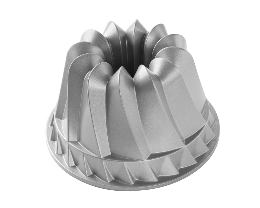 Nordic Ware Turban / baking tin - Kugelhopf Bundt silver - Gietaluminum - Ø 23 cm / 2.4 liters