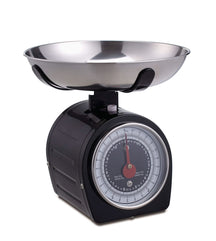 Cosy & Trendy Kitchen Scale - with bowl - Stainless Steel Black - analog