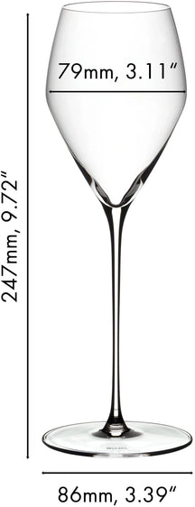 Riedel Champagne Glasses Veloce - 2 Pieces