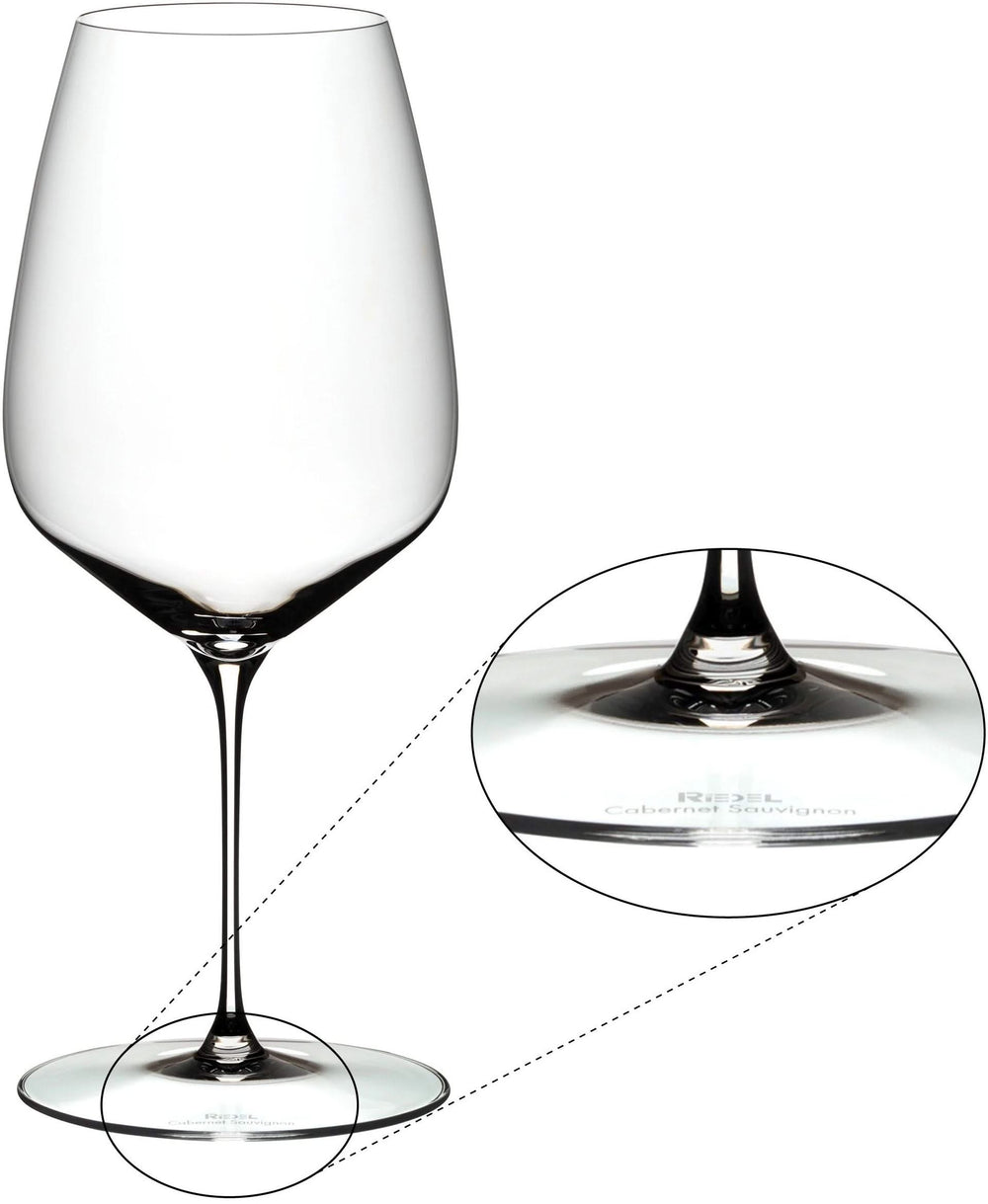 Riedel Red Wine Glasses Veloce - Cabernet Sauvignon / Merlot - 2 Pieces