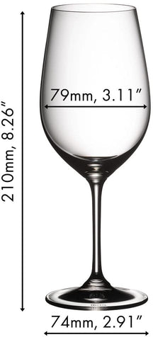 Riedel White Wine Glasses Vinum - Riesling / Grand Cru - 2 Pieces