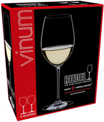 Riedel White Wine Glasses Vinum - Sauvignon Blanc / Dessert Wine - 2 Pieces