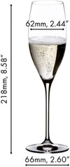 Riedel Champagne Glazen Vinum - Cuvee Prestige - 2 stuks