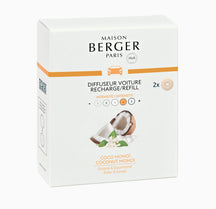 Maison Berger Refill - for car parfum - Coconut monoi - 2 pieces