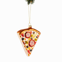 Nordic Light Christmas bauble pizza 12 cm