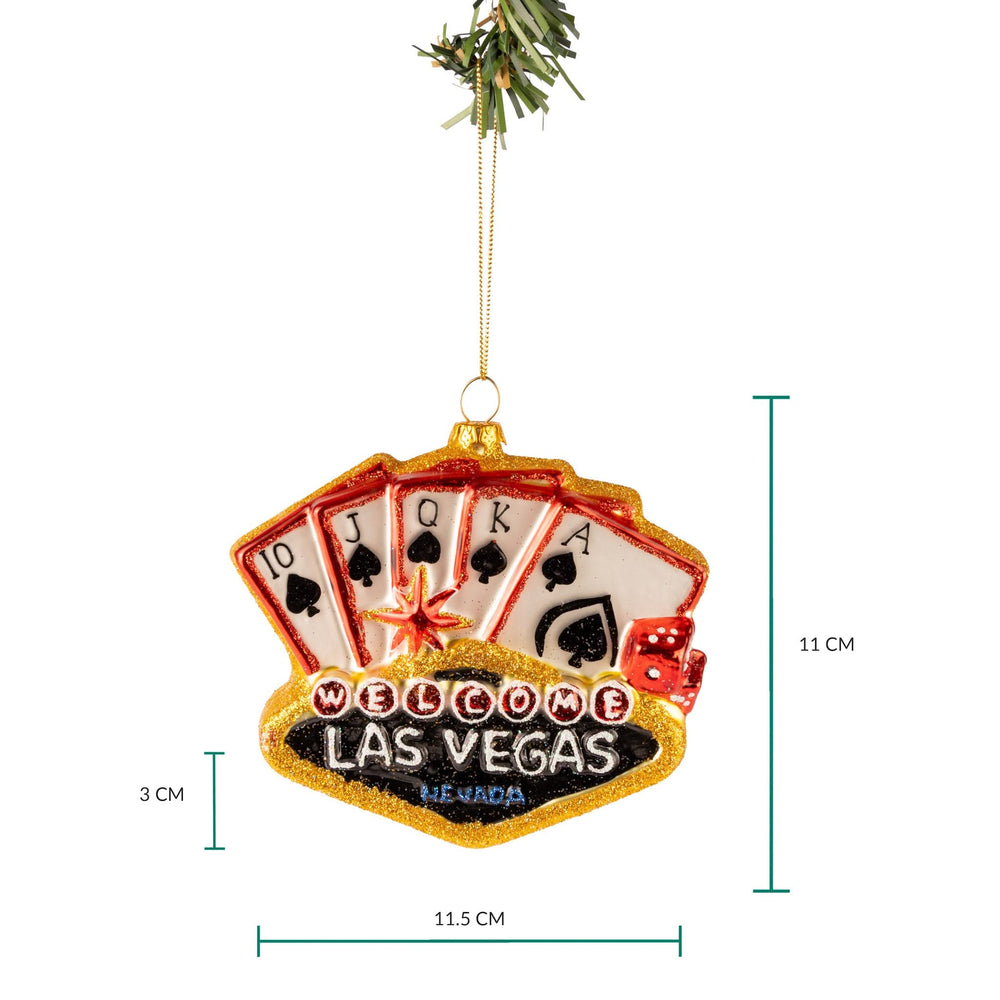 Nordic Light Christmas ball Las Vegas 12 cm