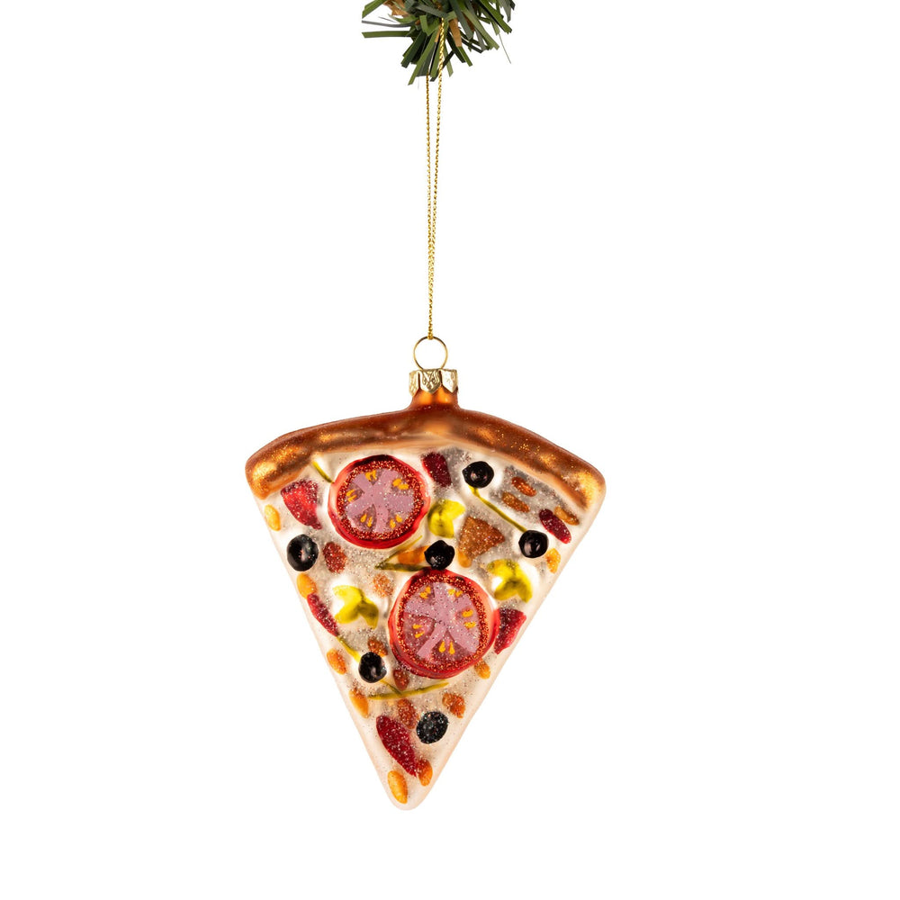 Nordic Light Christmas bauble pizza 12 cm