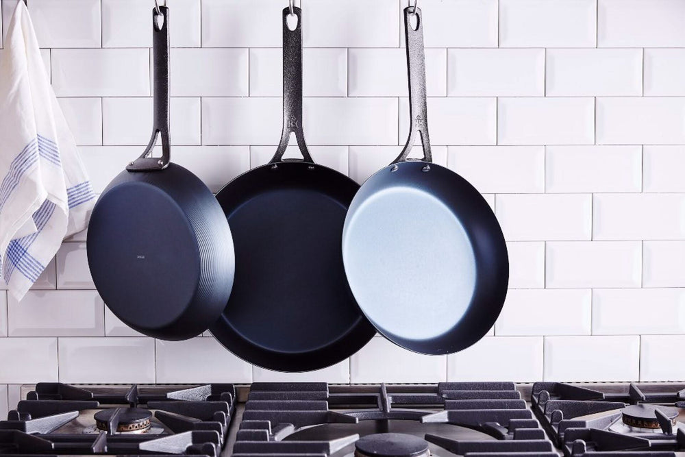 BK Frying Pan Black Steel - ø 26 cm - Without non-stick coating