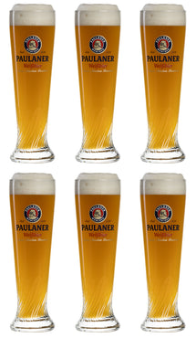 Paulaner Bierglazen Weizen - 500 ml - 6 stuks