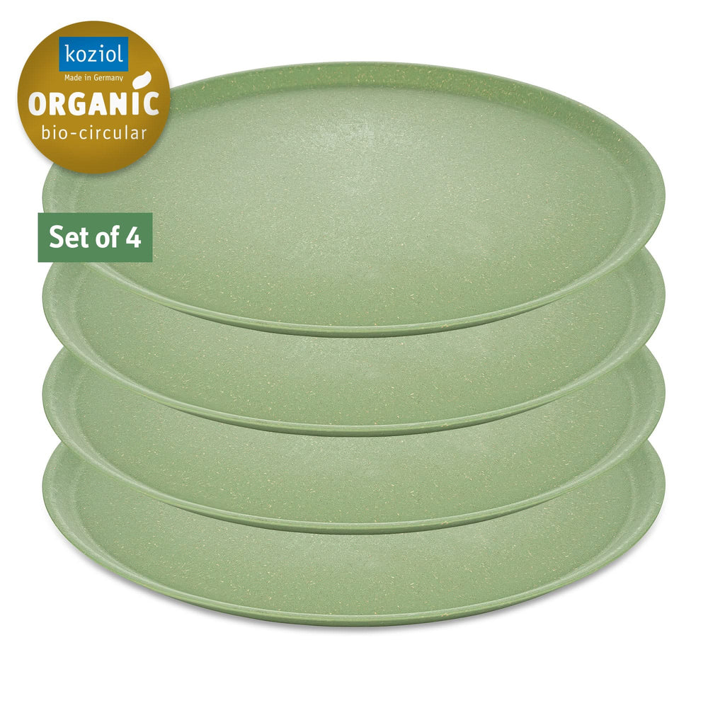 Koziol Dinner Plates Connect Green ø 26 cm - 4 Pieces