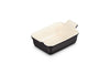 Le Creuset Ovenschaal Heritage - Ebbenzwart - 19 x 14 cm / 1.1 liter