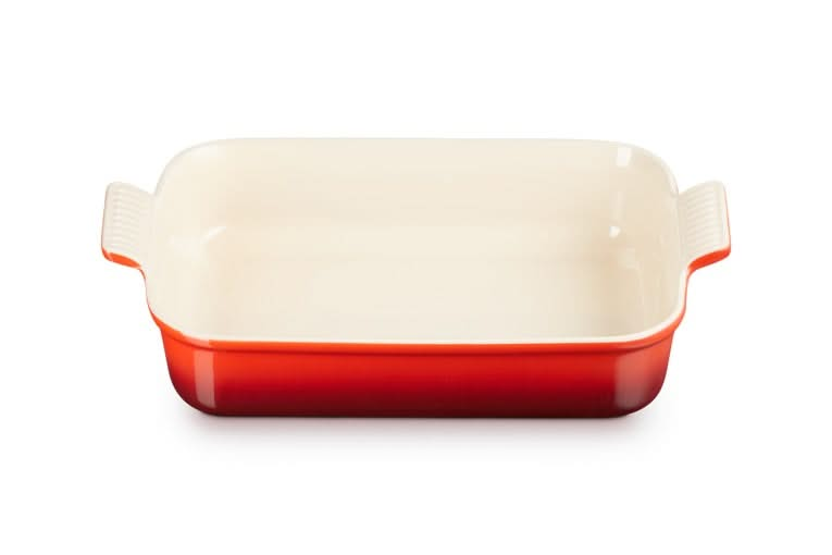 Le Creuset Oven Dish Heritage Cerise - 39 x 24.5 x 9.1 cm / 4 Liter