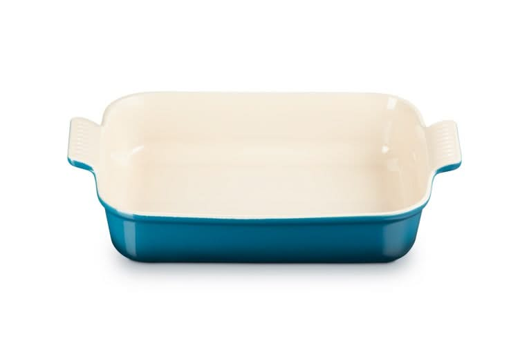 Le Creuset Ovenschaal Heritage - Deap Teal - 32 x 24 cm / 4 liter