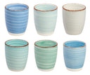 Studio Tavola Coffee Cups Ocean Blue 160 ml - 6 Pieces