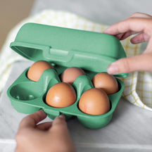 Koziol Egg Carton To Go Green - 6 Eggs