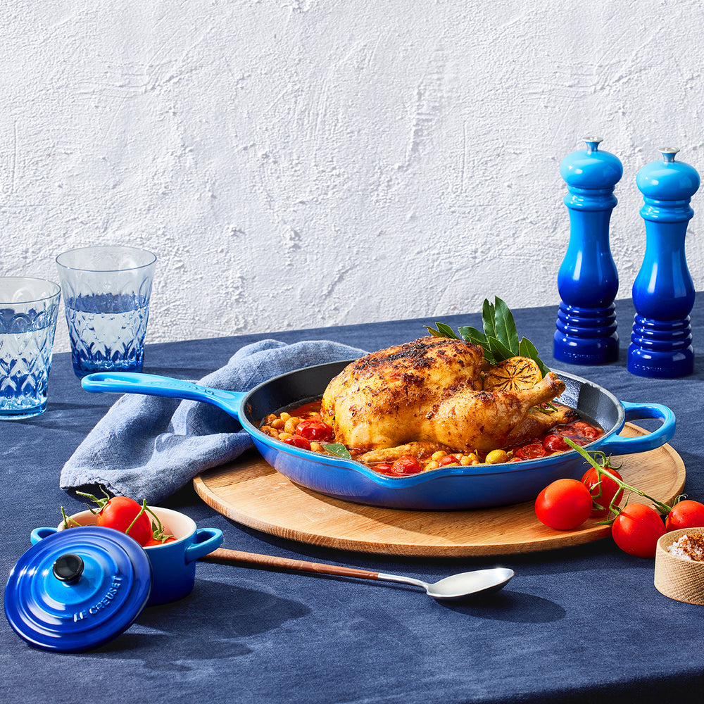 Le Creuset Serveerpan / Mini Braadpan Signature - Azure - ø 10 cm / 250 ml