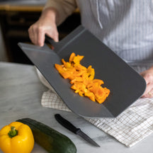 Koziol Folding Cutting Board Snap Grey 46 x 24 cm