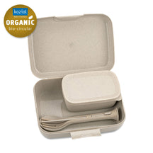 Koziol Lunchbox with Cutlery Set Candy Cream