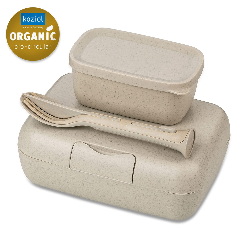 Koziol Lunchbox met Bestekset Candy Creme