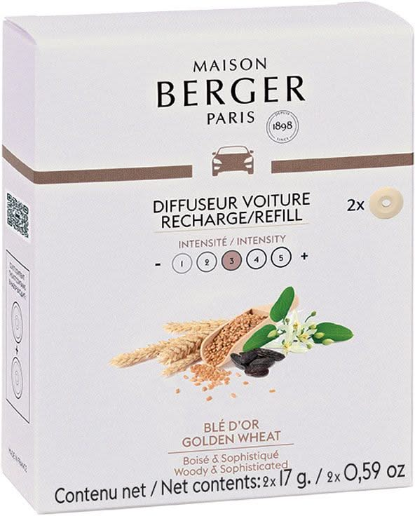 Maison Berger Refill - for car parfum - Golden Wheat - 2 pieces