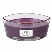 WoodWick Scented Candle Ellipse Spiced Blackberry - 9 cm / 19 cm