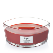 WoodWick Scented Candle Ellipse Cinnamon Chai - 9 cm / 19 cm