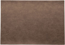 ASA Selection Placemat - Vegan Leather - Nougat - 46 x 33 cm