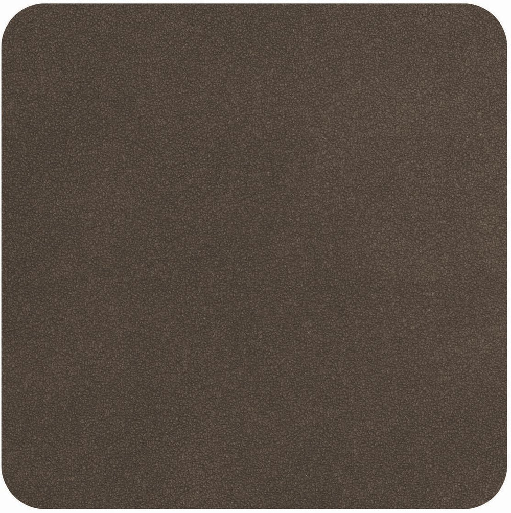 ASA Selection Onderzetters - Soft Leather - Earth - 10 x 10 cm - 4 Stuks