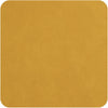 ASA Selection Onderzetters - Soft Leather - Amber - 10 x 10 cm - 4 Stuks