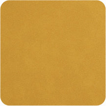 ASA Selection Coasters - Soft Leather - Amber - 10 x 10 cm - 4 Pieces