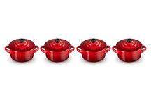 Le Creuset Serving Pan / Mini Casserole - 4 pieces - Signature - Cerise - ø 10 cm / 250 ml