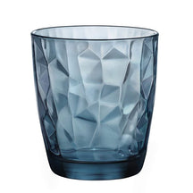 Bormioli Rocco Water Glasses Diamond Blue 390 ml - 6 Pieces