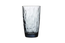 Bormioli Rocco Long Drink Glasses Diamond Blue 470 ml - 6 Pieces