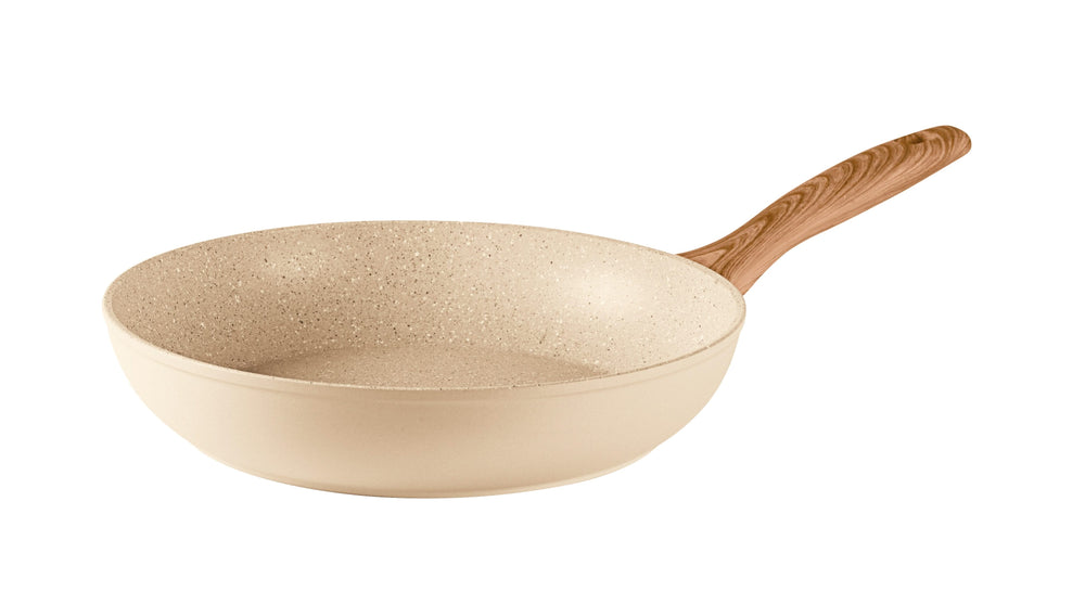 Sambonet Frying Pan Rock 'n' Rose - Cream - ø 20 cm - ceramic non-stick coating