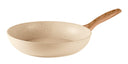 Sambonet Frying Pan Rock 'n' Rose - Cream - ø 24 cm - ceramic non-stick coating