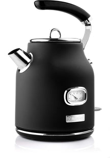 Westinghouse Retro Kettle + Toaster 4 Slots - Black