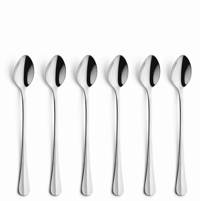 Amefa Sorbet spoon / Latte spoon Baguette - 6 Pieces