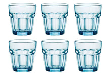 Bormioli Rocco Waterglazen Rock Bar - Blauw - 270 ml - 6 stuks