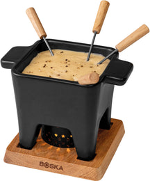 Boska Cheese Fondue Set Black 4 Person