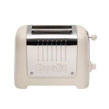 Dualit Broodrooster Lite - extra brede sleuven - canvas white - D26273