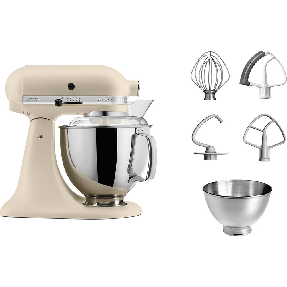 KitchenAid Keukenmachine Artisan - kantelbare kop - fresh linen - 4.8 liter - 5KSM175PSEFL