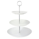 Cookinglife Etagere / Serveertoren Food for Fun - Porselein -  ø 16, 21 & 26 cm - 3-Laags