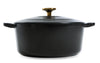 BK Braadpan Bourgogne - Pitch Black - ø 24 cm / 4.2 liter