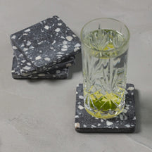 Jay Hill Coasters Terrazzo - Grey - 10 x 10 cm - 4 Pieces