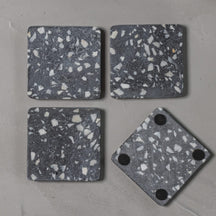 Jay Hill Coasters Terrazzo - Grey - 10 x 10 cm - 4 Pieces