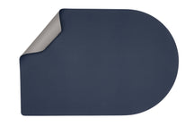 Jay Hill Placemats - Vegan leather - Grey / Blue - Bread - double-sided - 44 x 30 cm - 6 Pieces