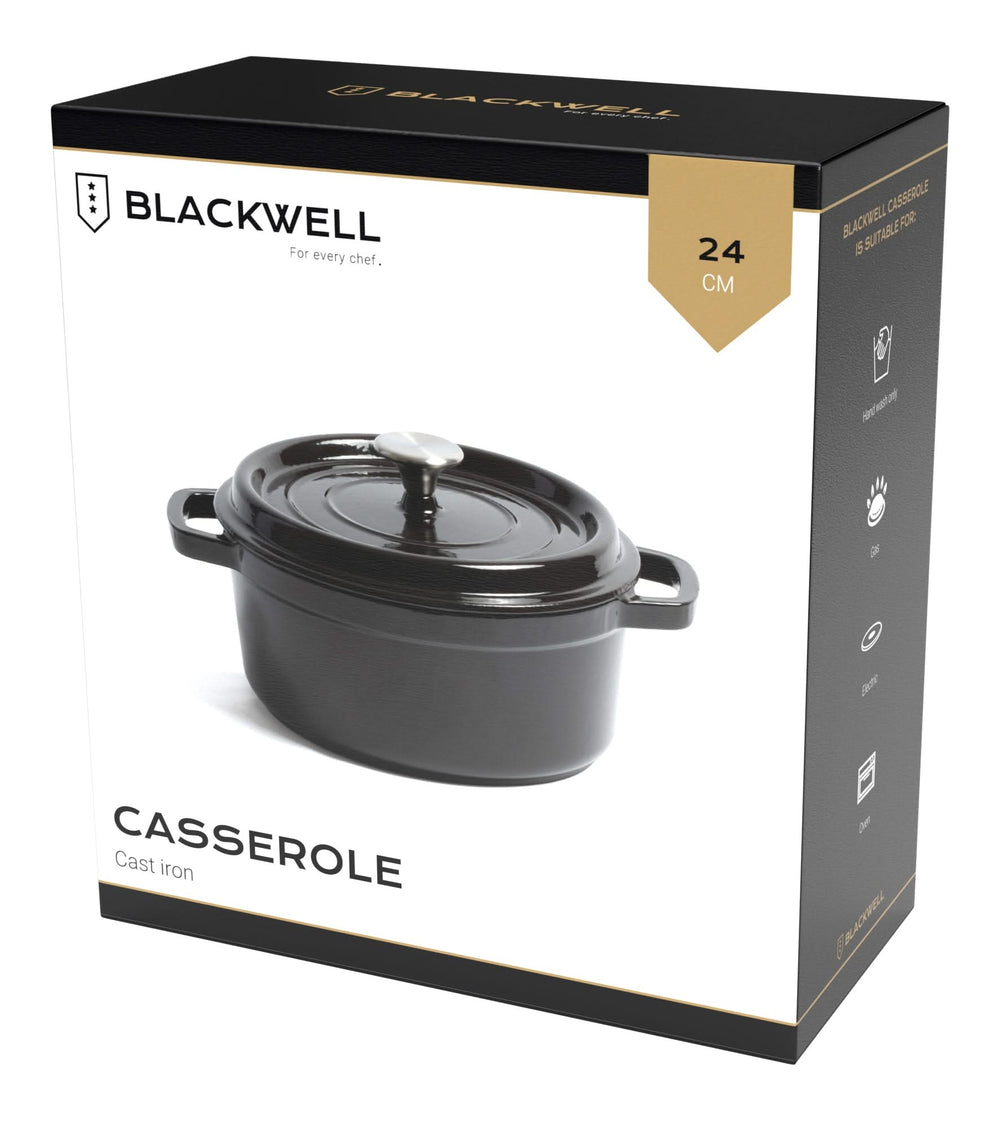 Blackwell Braadpan - Gietijzer - Zwart - ø 24 cm / 4.2 liter