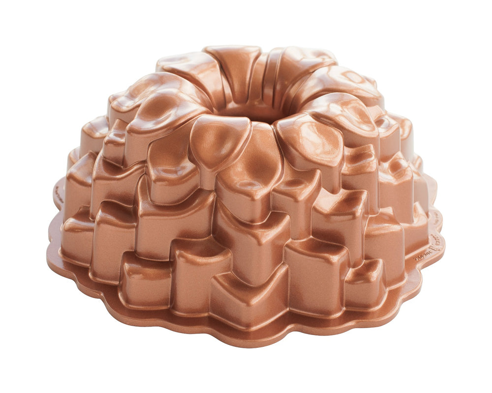 Nordic Ware Tulband Bakvorm Blossom Bundt Koper 26 cm / 2.4 liter