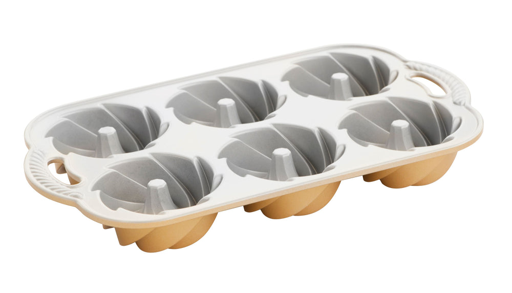 Nordic Ware Bakvorm Heritage Bundtlette Goud - 6 stuks