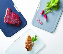 Joseph Joseph 3-piece cutting board set with holder - Nest Boards - Grey